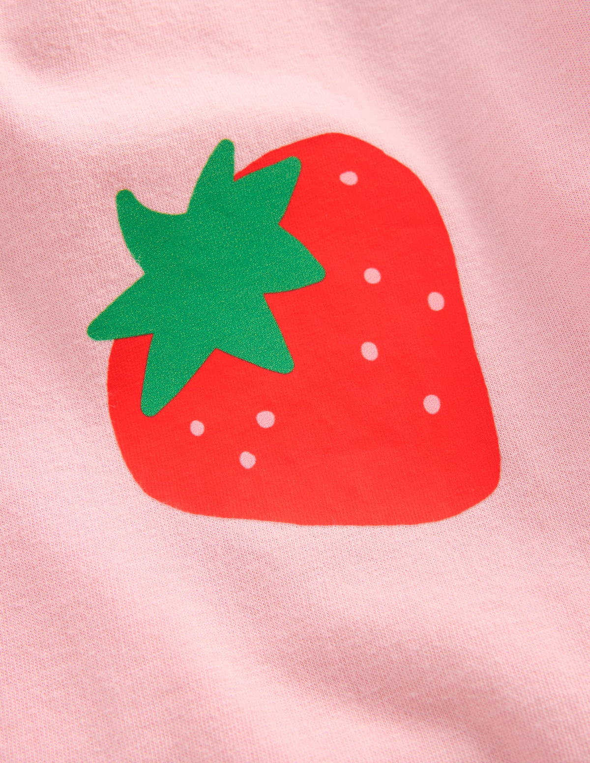 T-Shirt mit Druck-Rosa Erdbeeren - Image 3