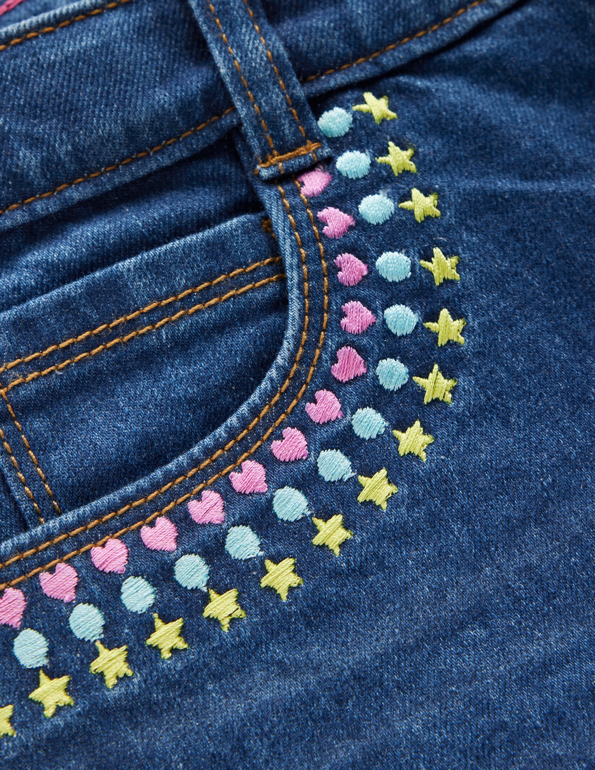 Jeansshorts-Medium Vintage Bestickt - Image 3