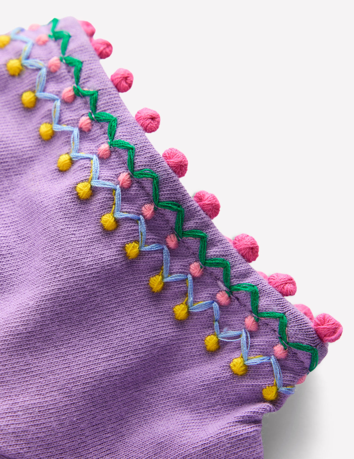 T-Shirt mit Puffärmeln-Asternlila - Image 3