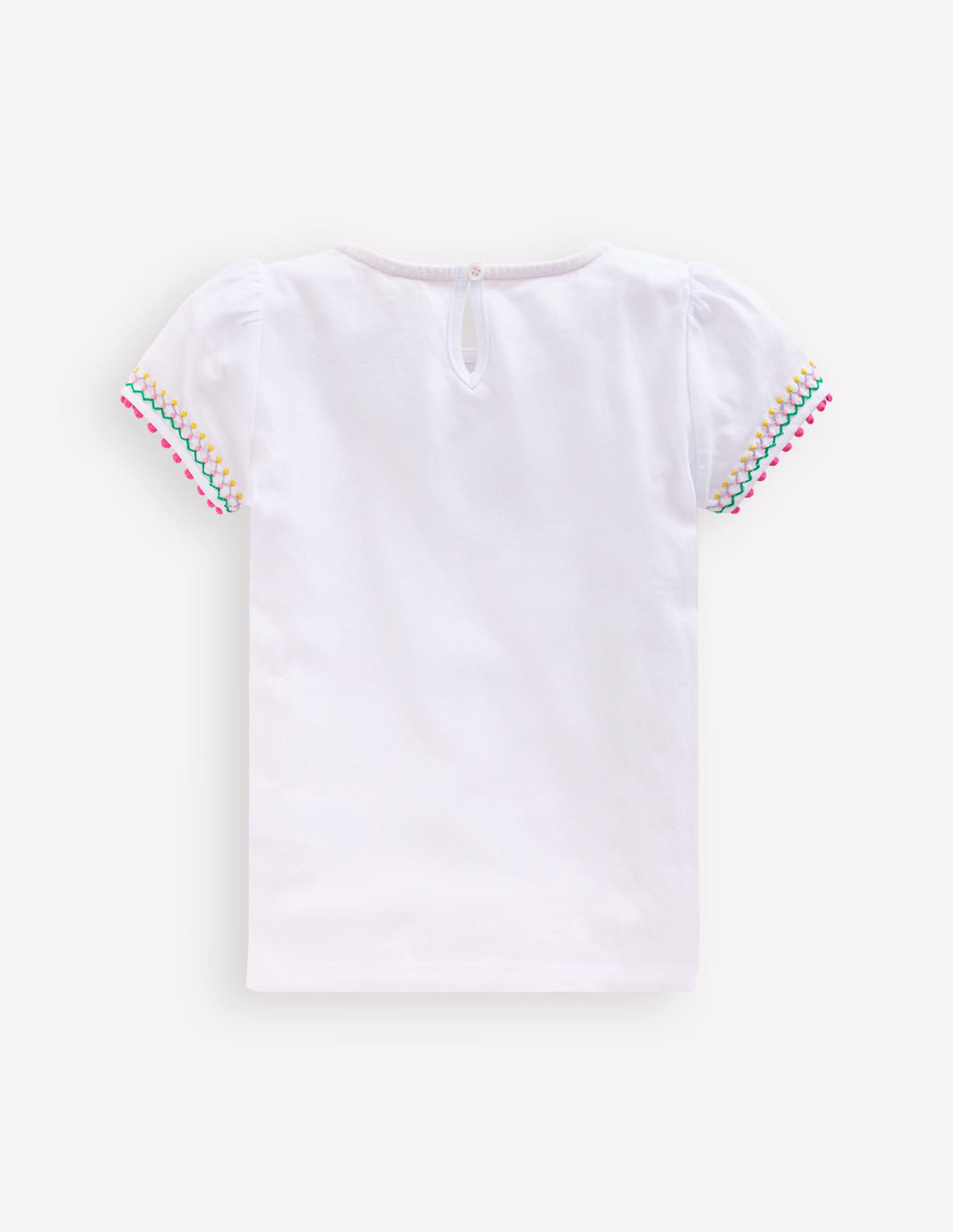 T-Shirt mit Puffärmeln-Weiß-2
