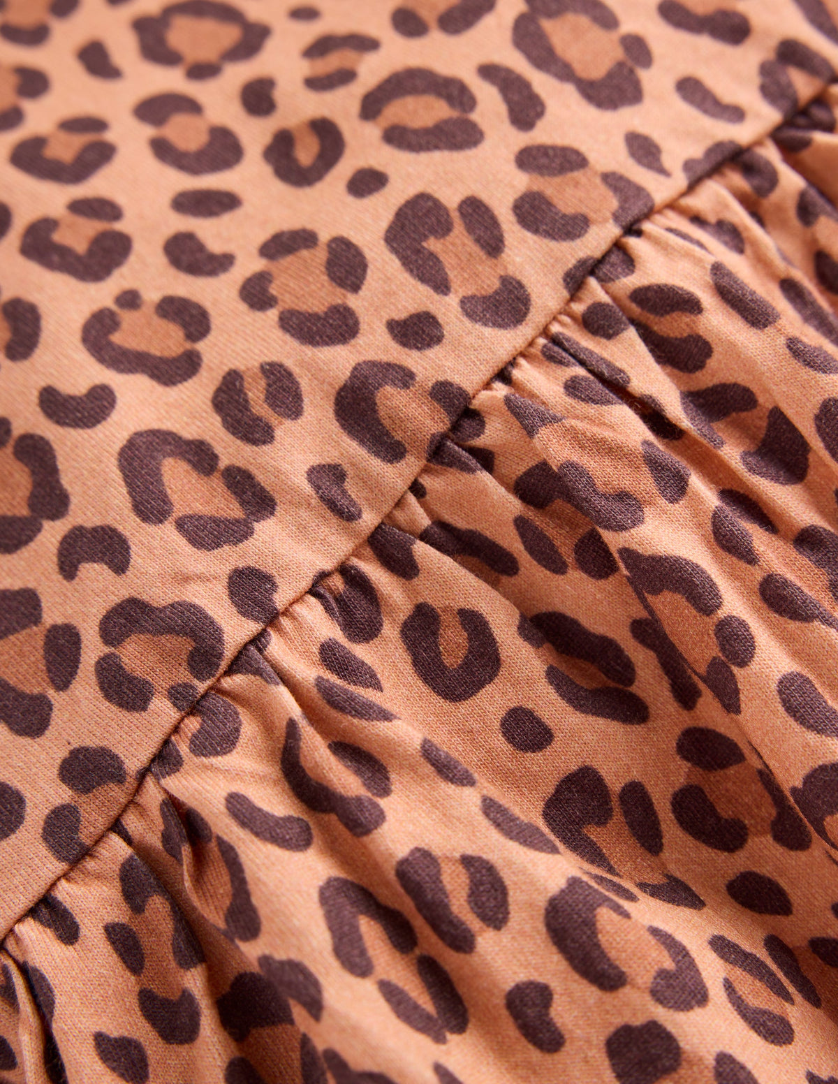 T-Shirt-Kleid aus Jersey-Mohair, Leopardenmuster - Image 3