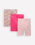 3-pack Cycling Shorts-Chalk Pink Spring Garden