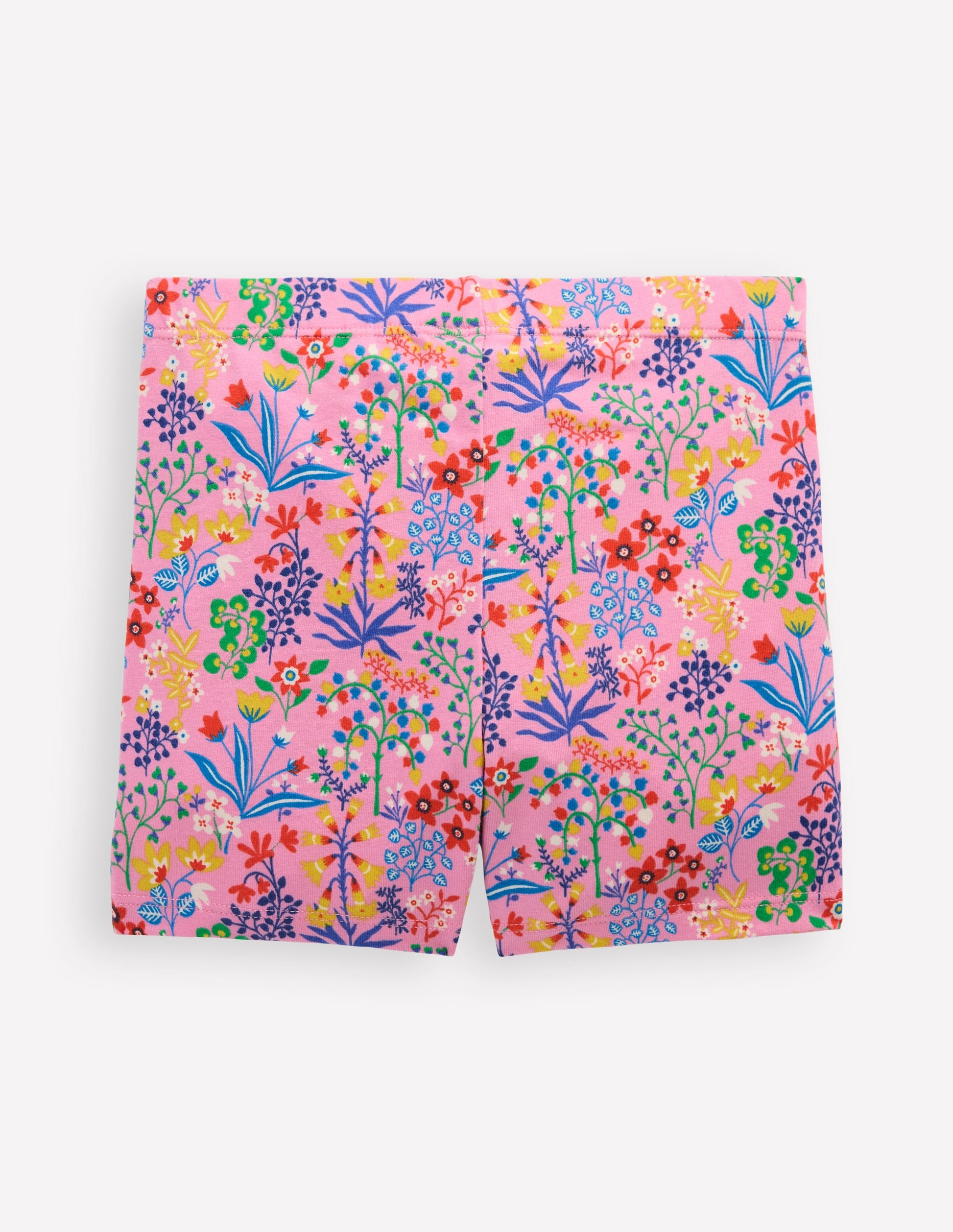 Radlerhose-Wiesenrosa Garten Blumenmuster-2