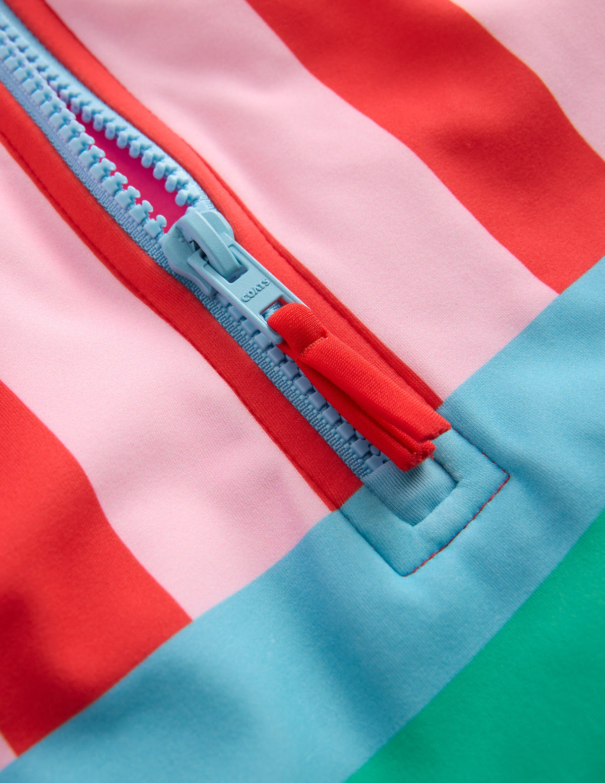 Badeanzug mit langen Ärmeln-Bunt mit Mustermix und Streifen - Image 3