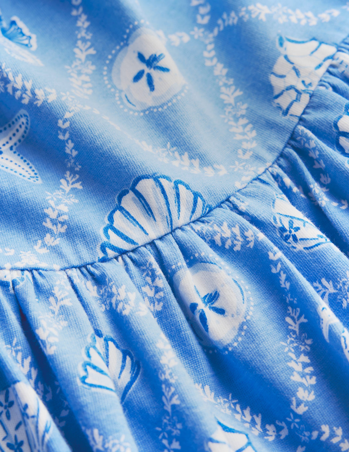Kleid zum Herumwirbeln mit Flatterärmeln-Cabana Blue Meerjungfrauen - Image 3