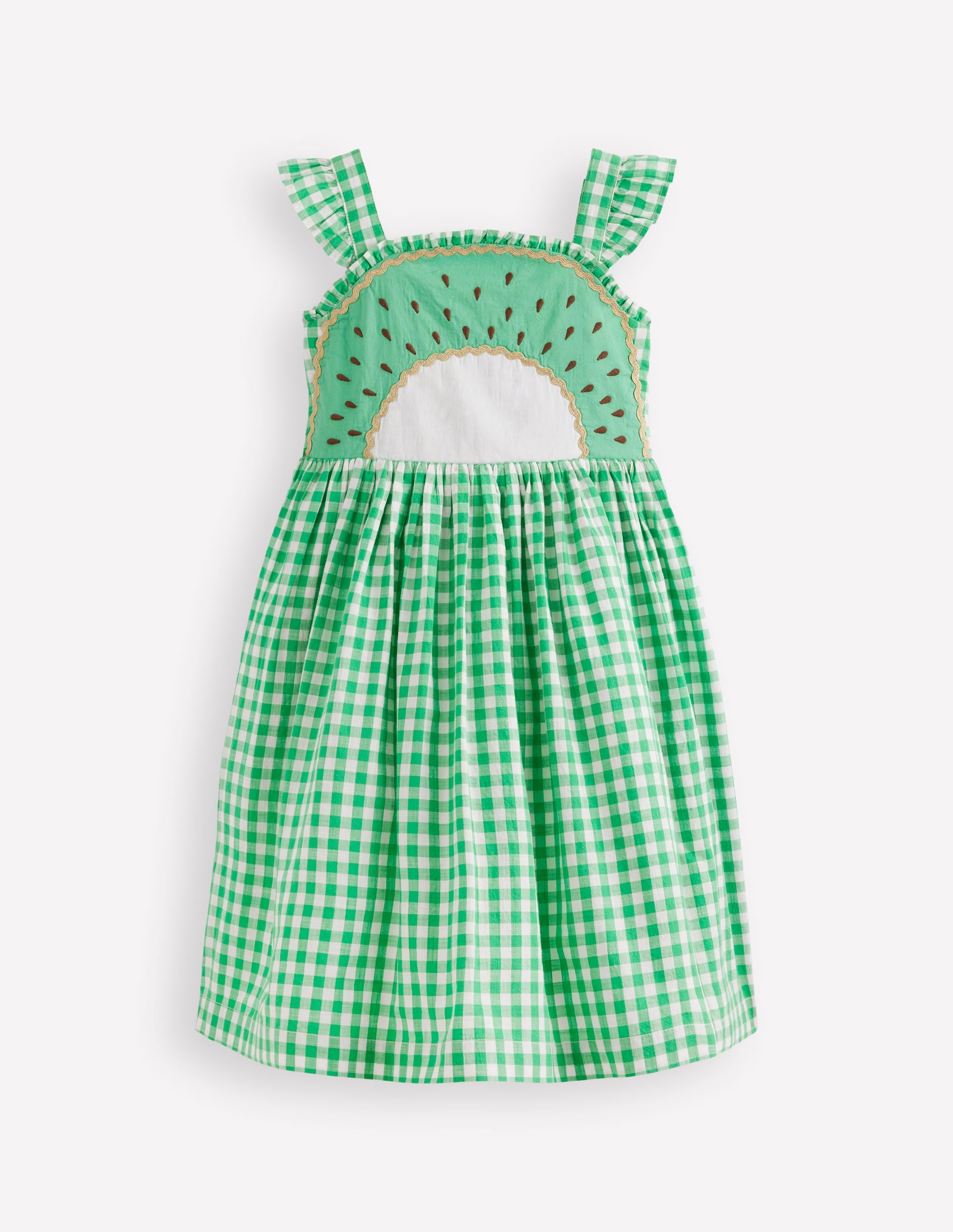 Originelles Trägerkleid-Kiwi - Image 1