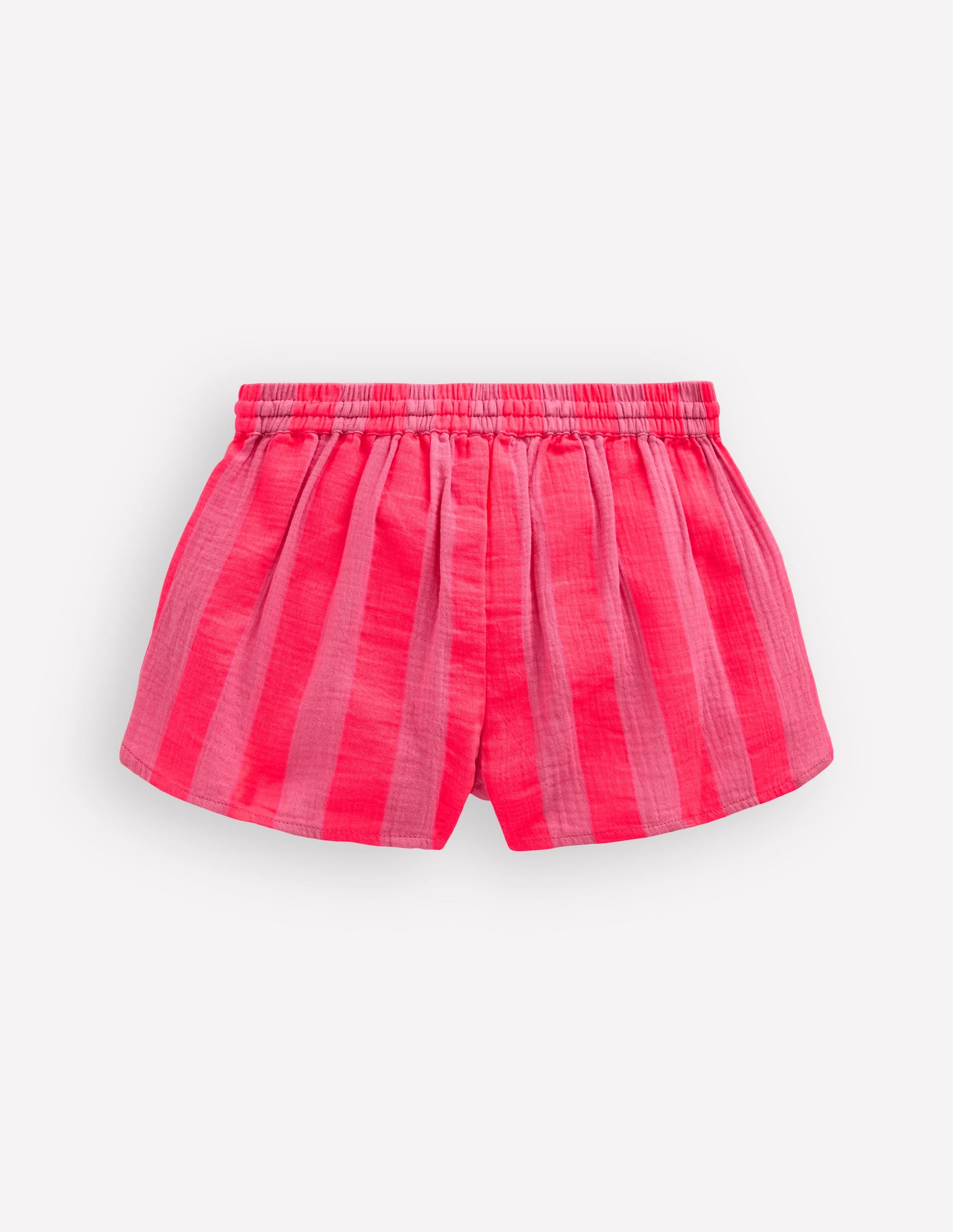 Pull-on Woven Shorts-Formica Pink Stripe-2