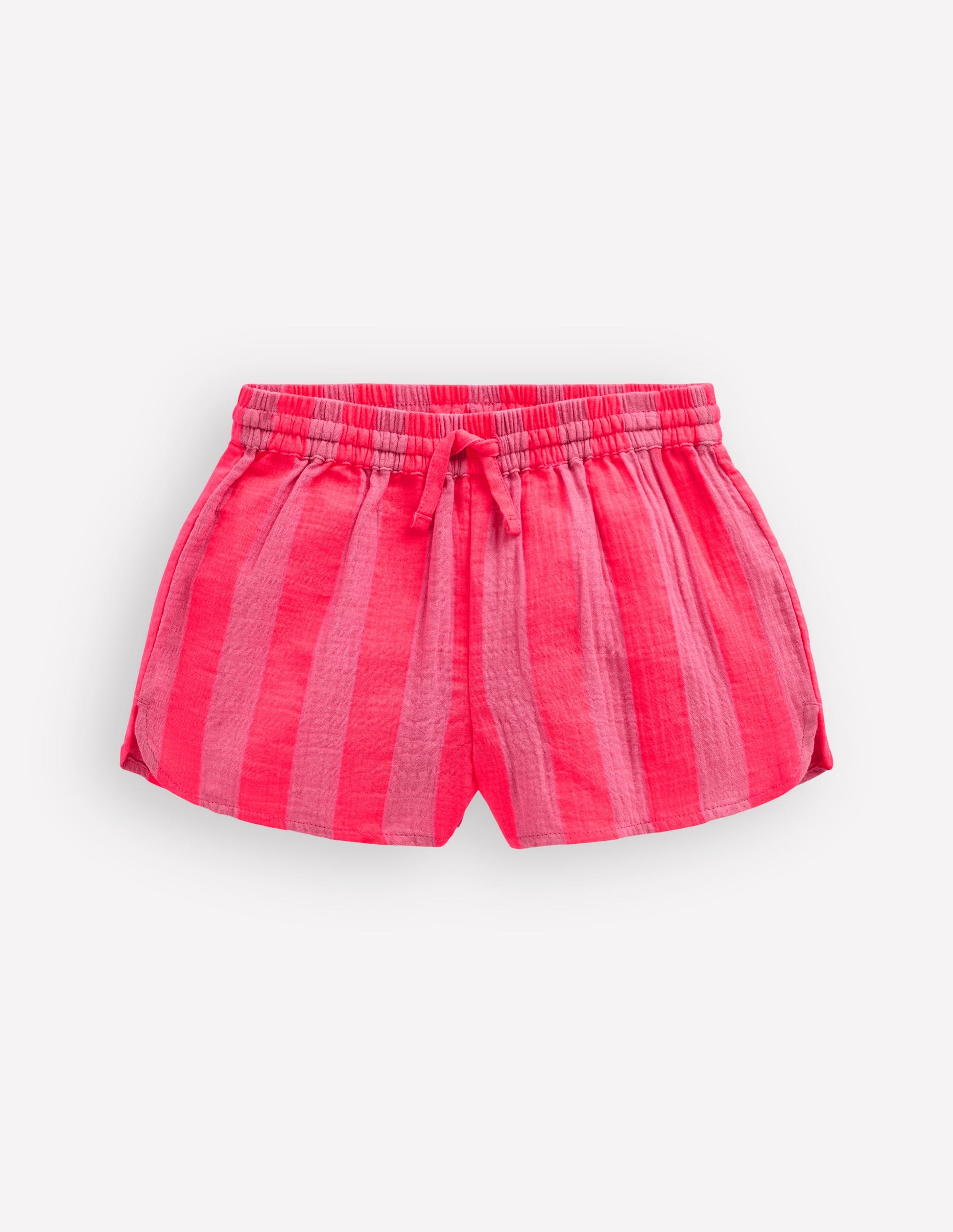 Pull-on Woven Shorts-Formica Pink Stripe-1
