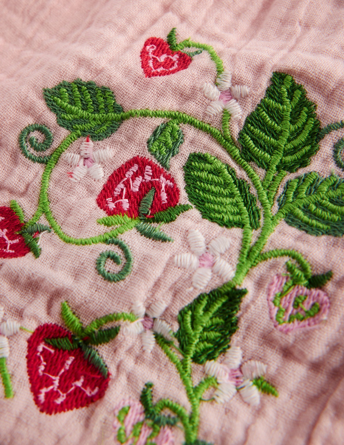 Short tissé à volants-Fraise lotus - Image 5