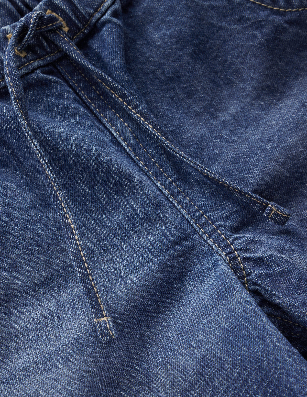 Jeans mit Kordelzug-Mittlere Mischung Denim - Image 3