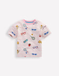Easy Breton T-shirt-Spring Blossom Pink Holiday