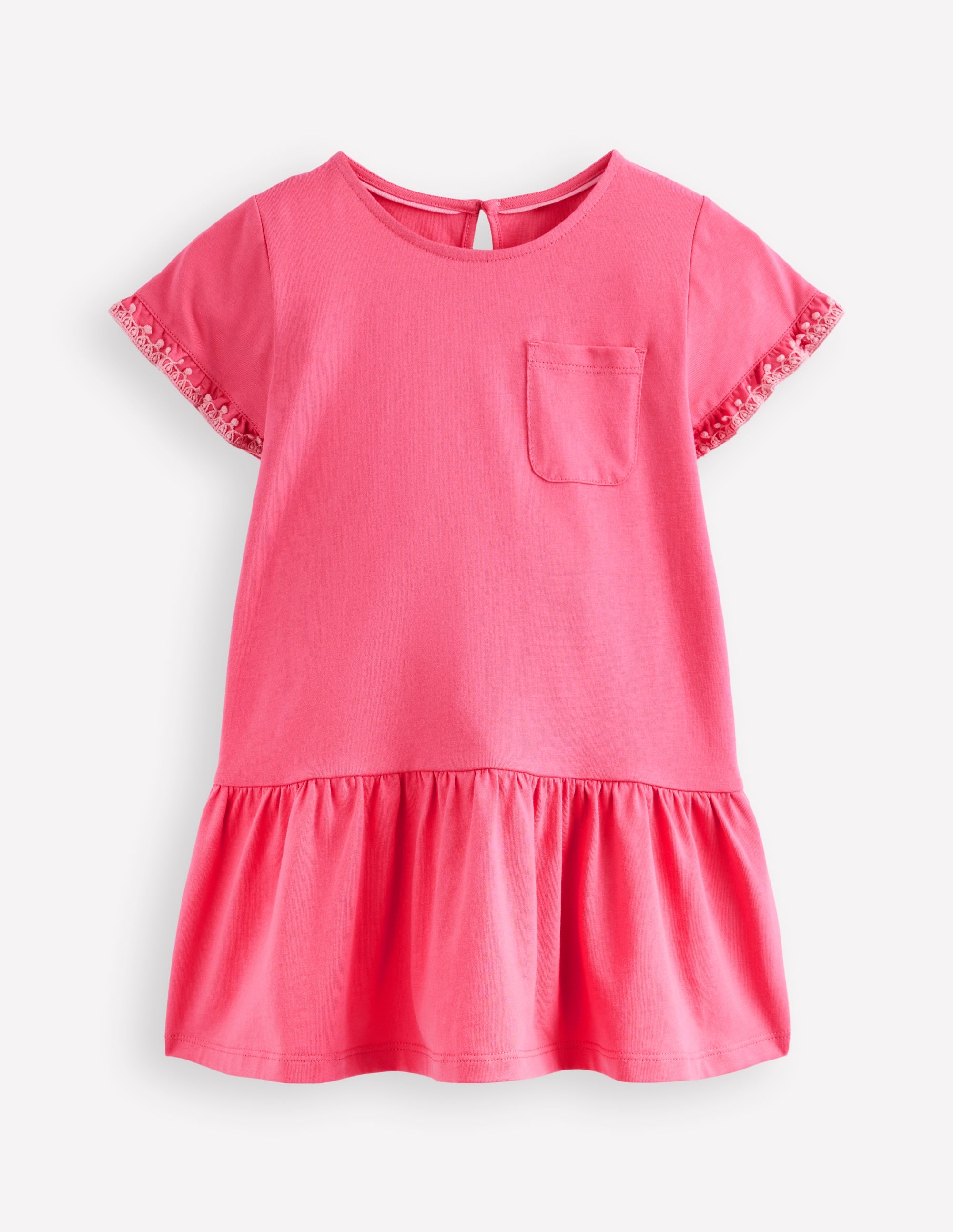Tunika mit überschnittenen Schultern-ROSA - Image 1