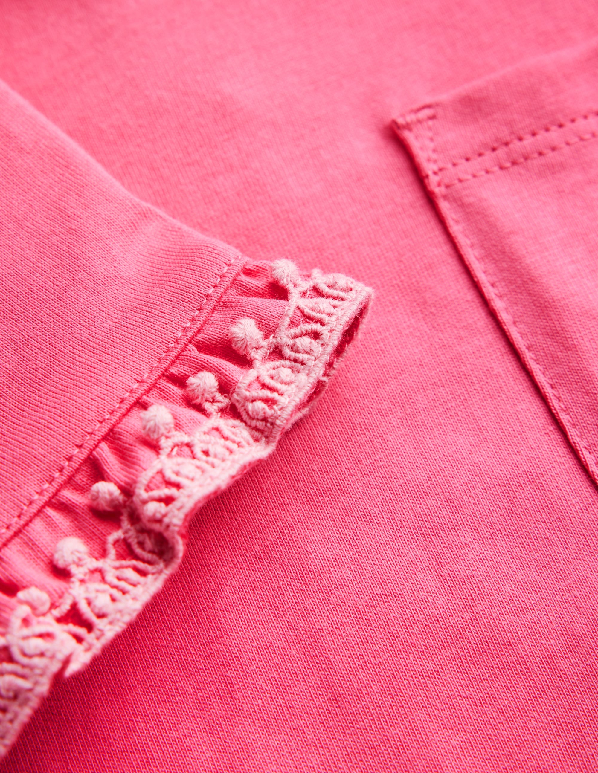 Tunika mit überschnittenen Schultern-ROSA - Image 3