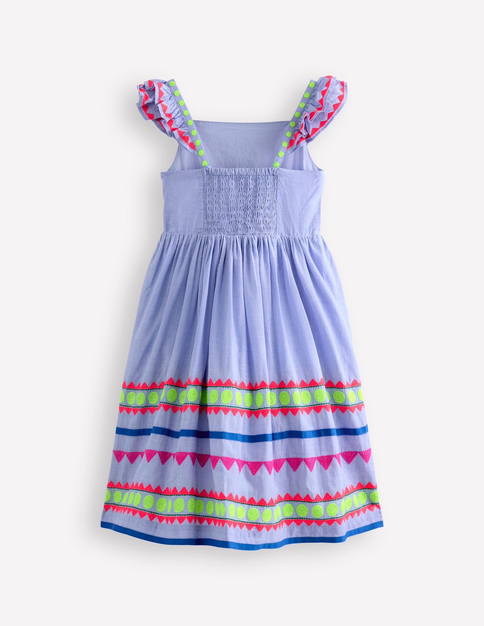 Annalisa Sommerkleid zum Herumwirbeln-Aztekenmuster-2