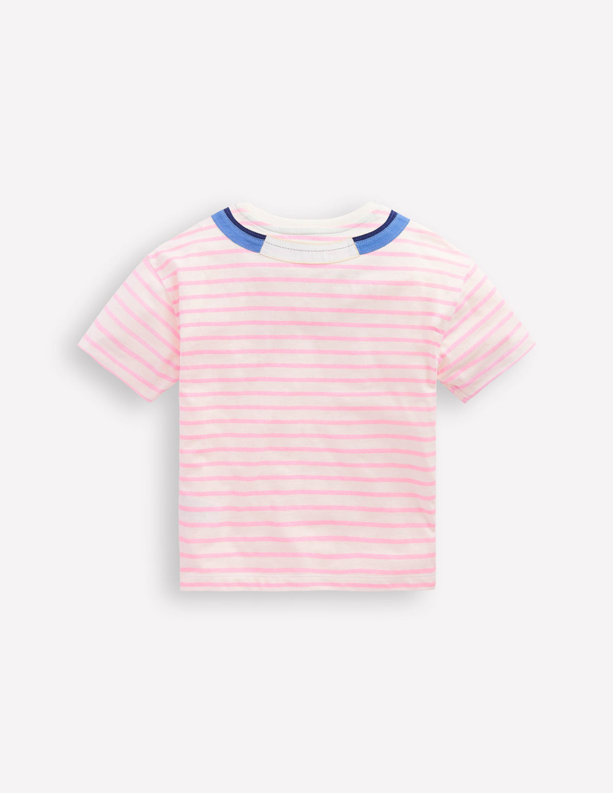 Easy T-Shirt mit Applikation-Kirschblütenrosa/Naturweiß Kopfhörer - Image 2