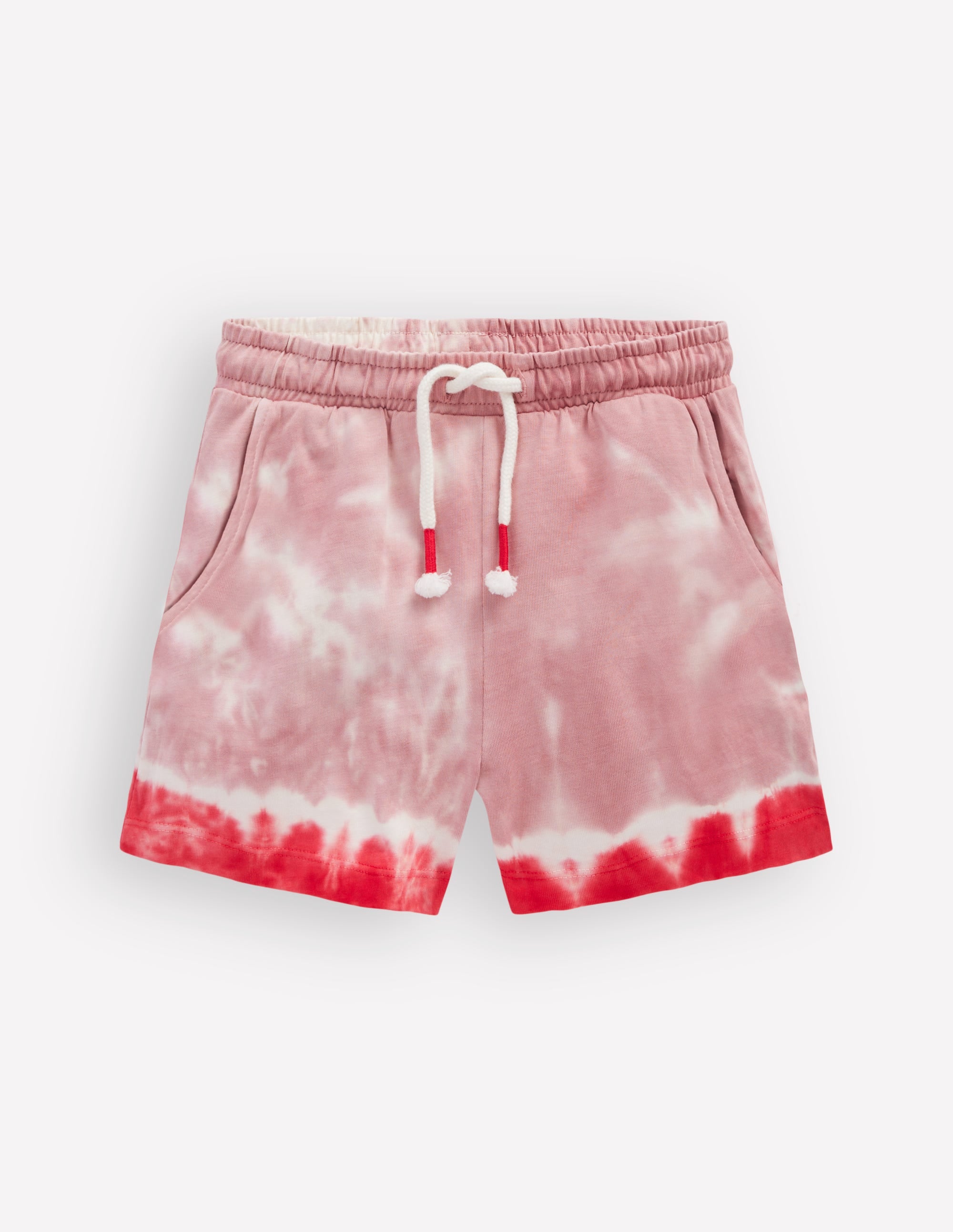 Shorts mit Batikmuster und Logo-Vintage-Rosa - Image 1