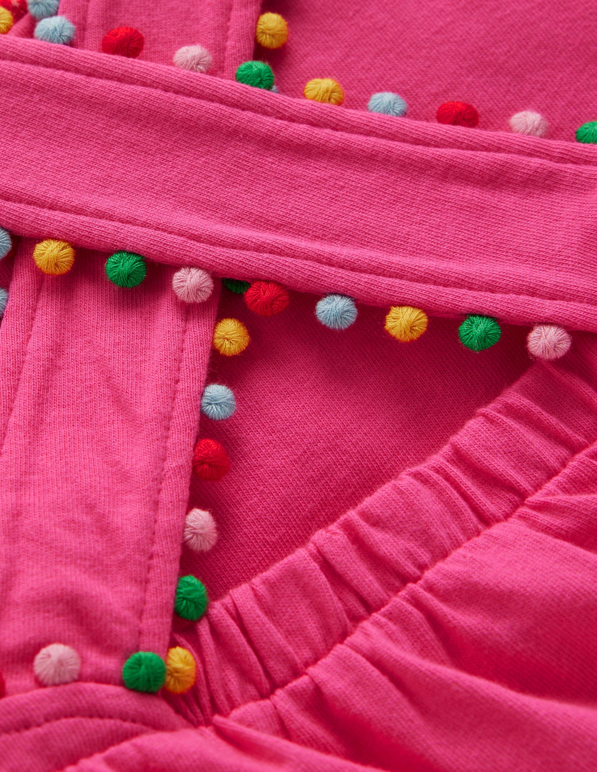 Jersey-Kleid mit gekreuzten Rückenträgern-Flamingorosa-3