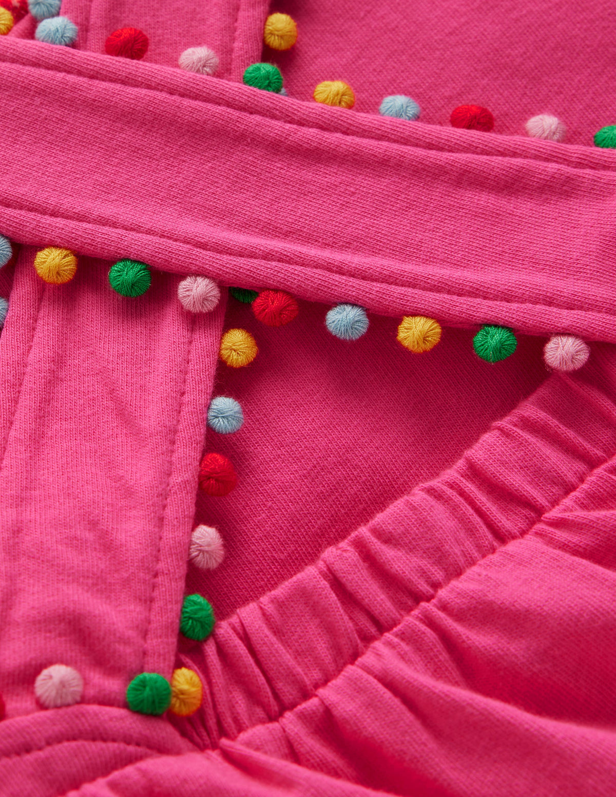 Jersey-Kleid mit gekreuzten Rückenträgern-Flamingorosa - Image 3