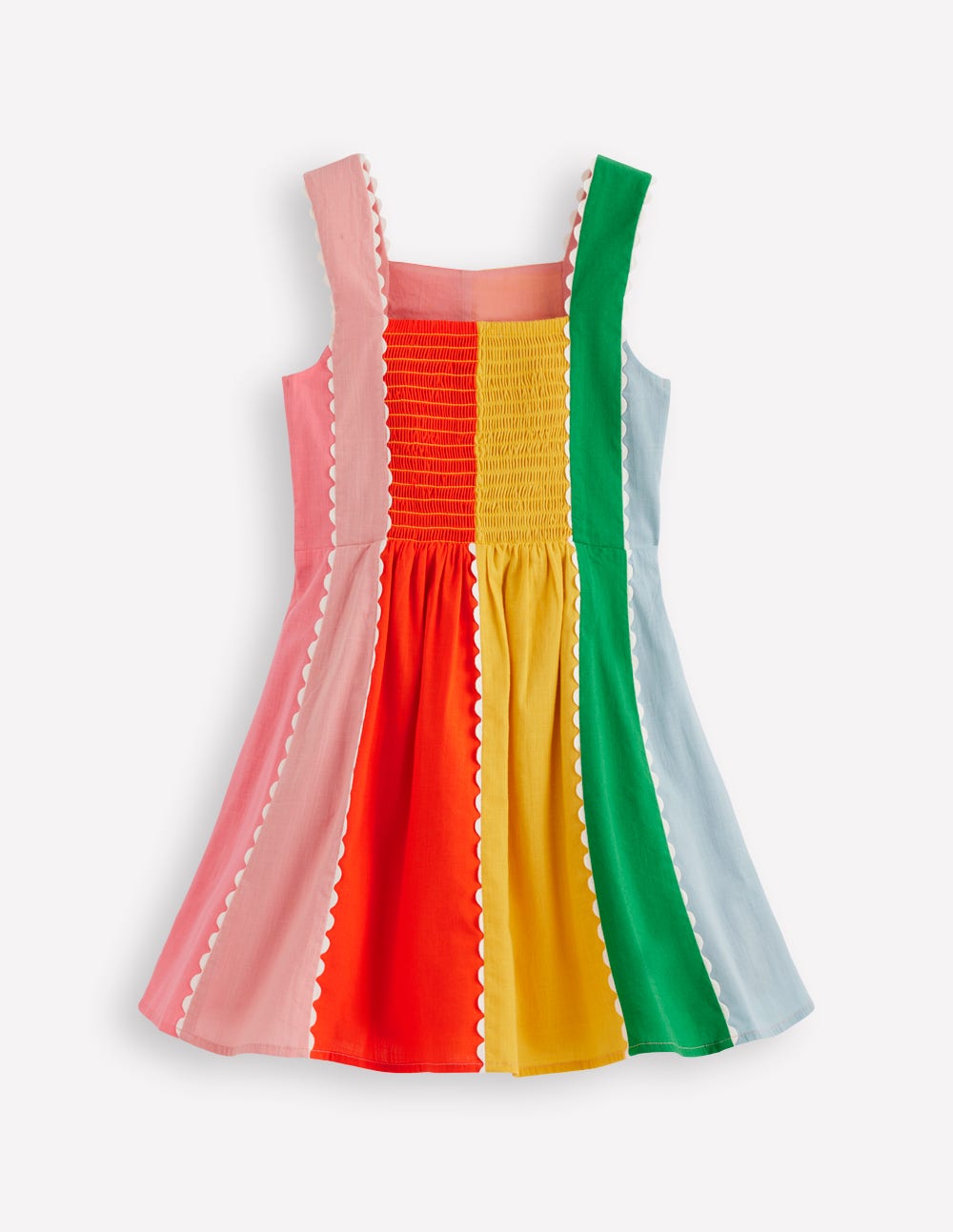 Woven Panel Dress-Multi Rainbow - Image 2