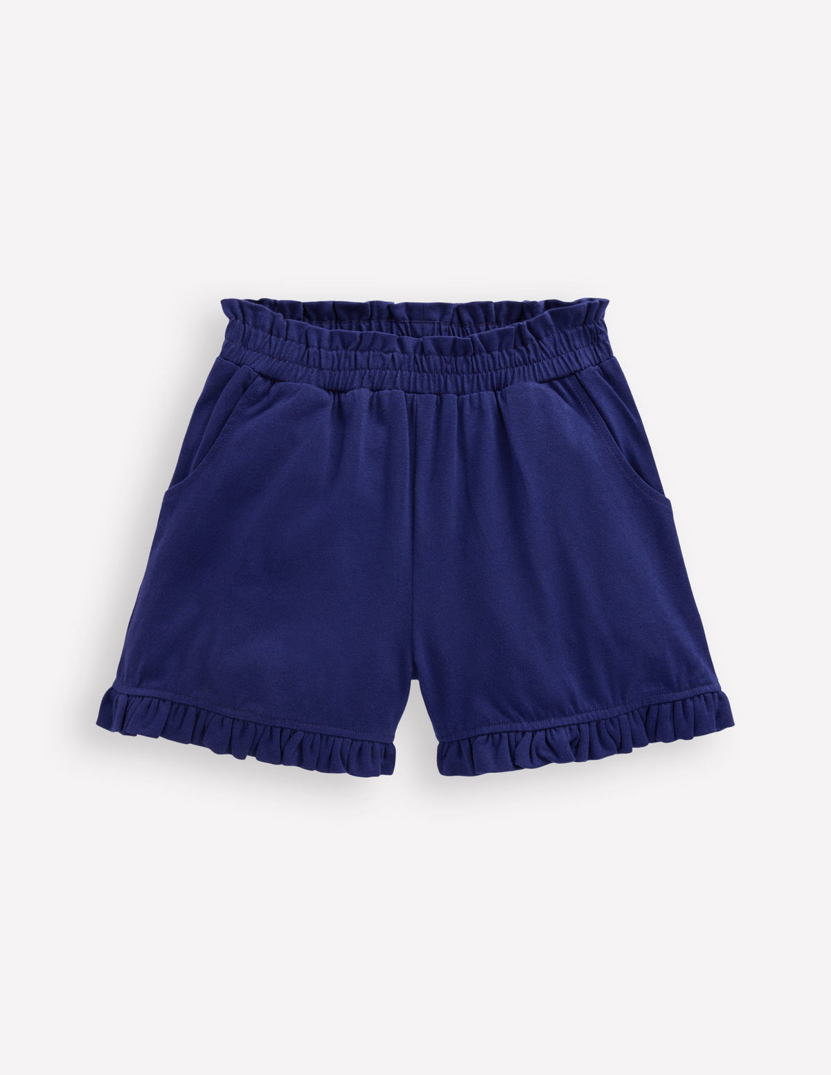 Hübsche Jersey-Shorts-Marineblau-1