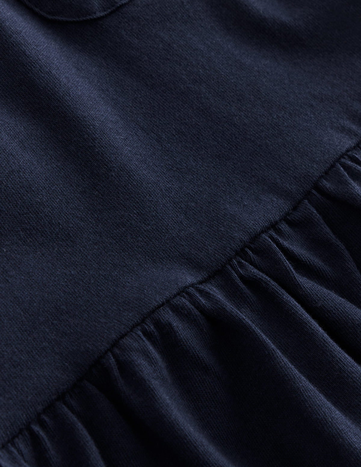 Kurzärmliges Oberteil mit Schößchen-Blazer-Marineblau-3