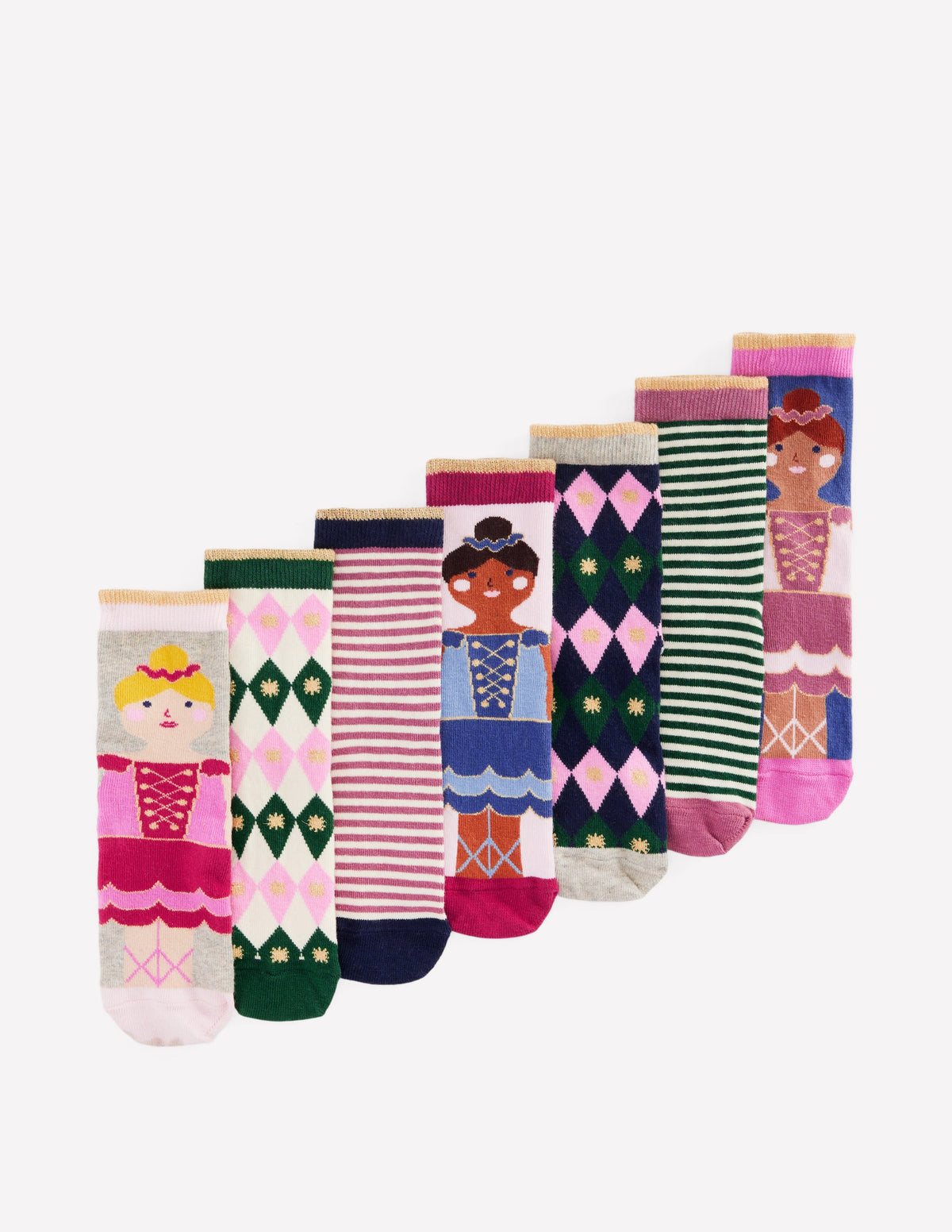 Socken im 7er-Pack-Nussknacker Ballett - Image 1