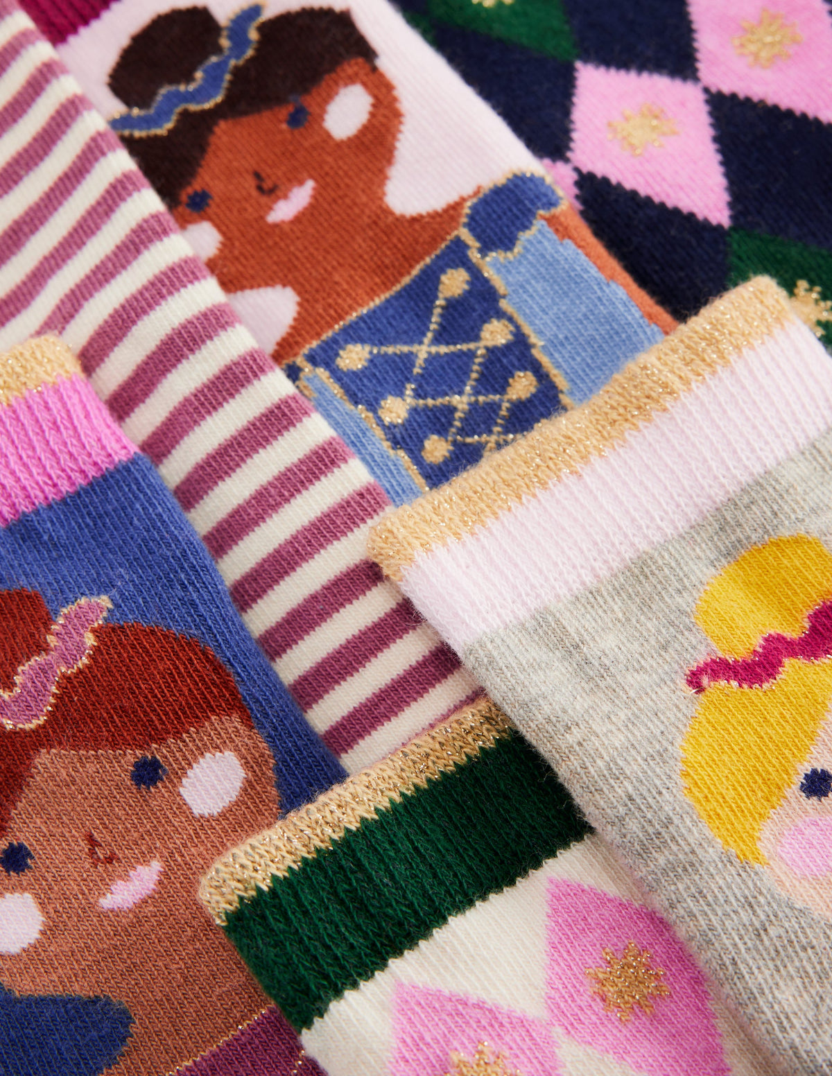 Socken im 7er-Pack-Nussknacker Ballett-2
