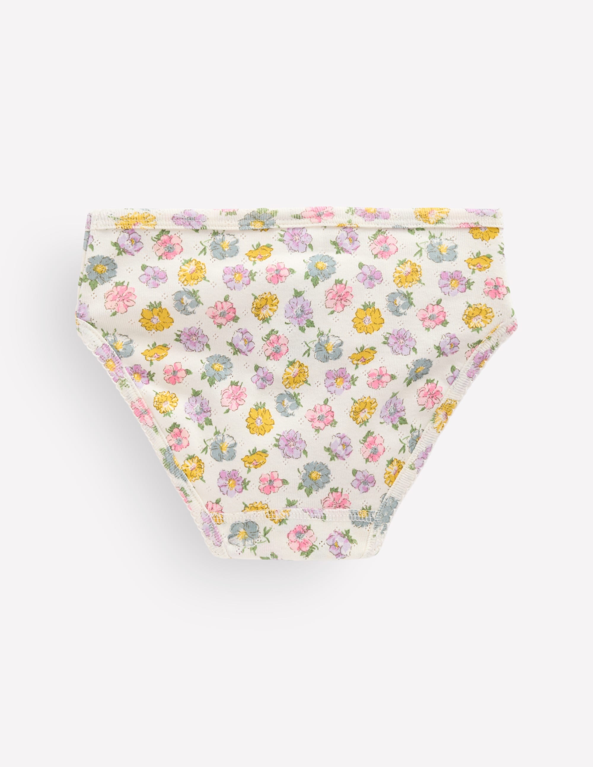 Pointelle-Unterhosen im 7er-Pack-Rosa Blumenmuster - Image 2