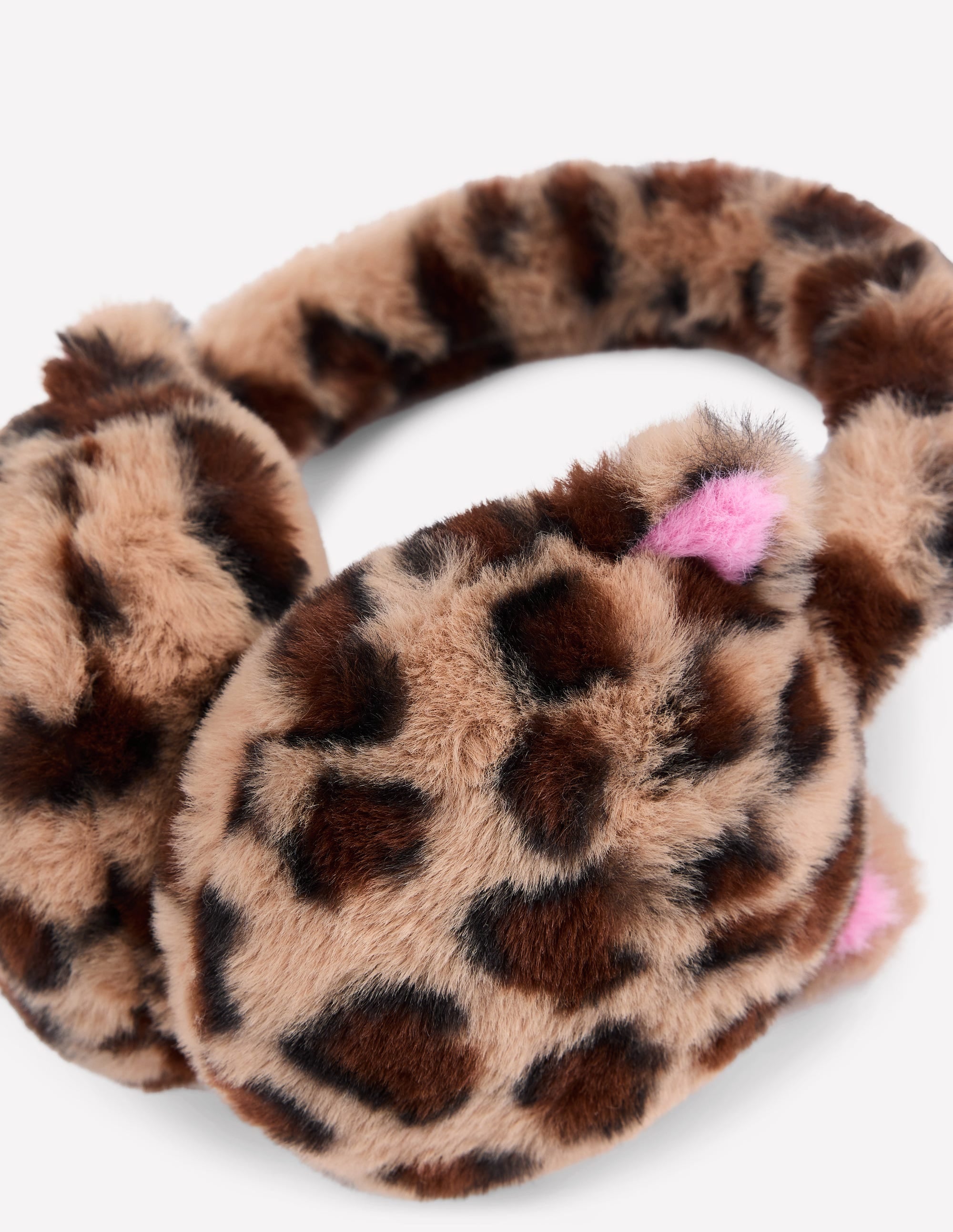 Originelle Ohrenschützer-Mohair, Leopardenmuster - Image 2