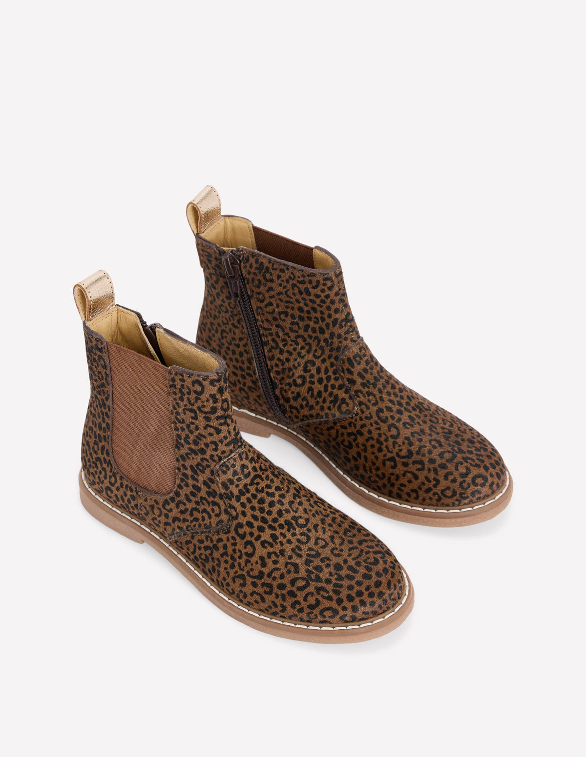 Leather Chelsea Boots-Leopard-2