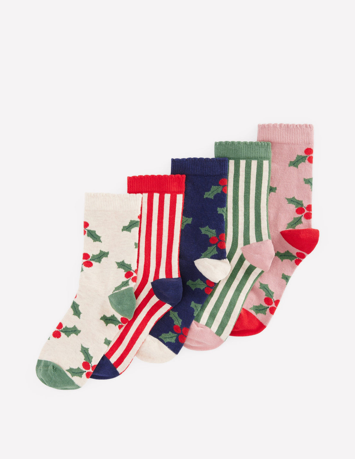 Socken im 5er-Pack-Stechpalme - Image 1