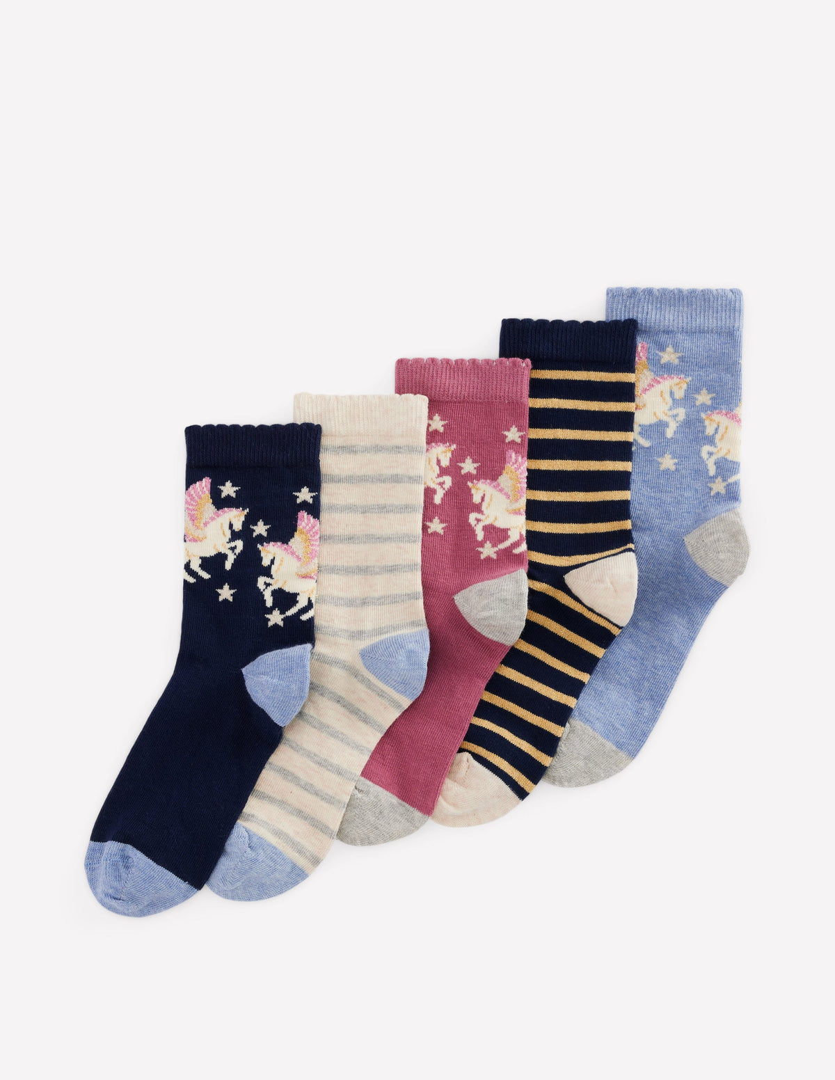 5 paires de chaussettes-Pégase - Image 1
