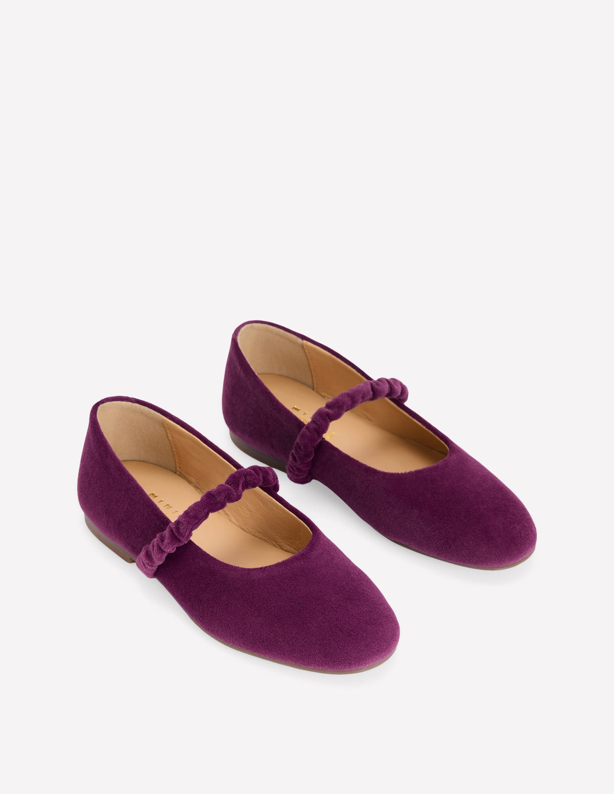 Mary Janes aus Samt-Dunkelviolett - Image 2