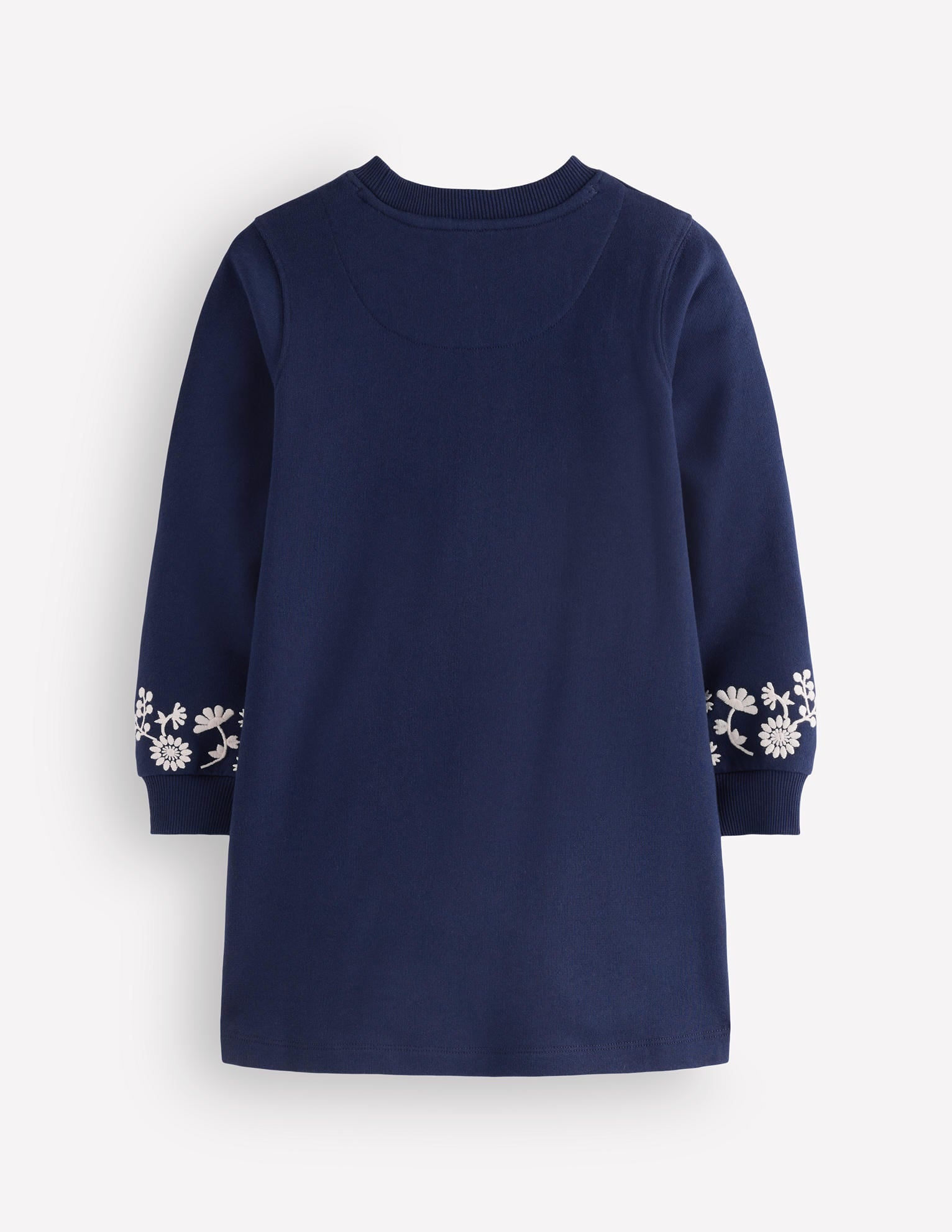 Ida Sweatshirtkleid mit Applikation-Marineblau Blumenstickerei - Image 3