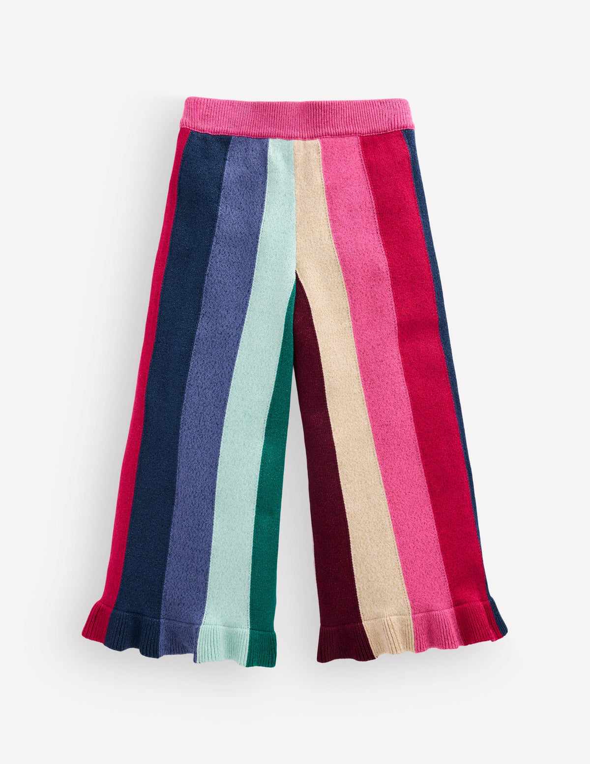 Glitzernde, gestrickte Partyhose-Regenbogen, Glitzerstreifen - Image 2