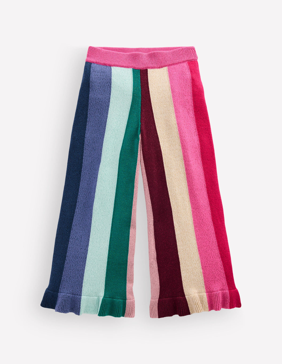 Glitzernde, gestrickte Partyhose-Regenbogen, Glitzerstreifen-1