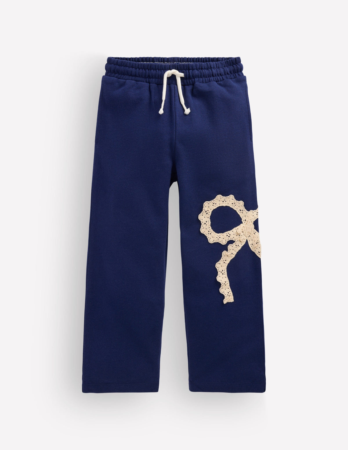 Bobbie Jogginghose mit Applikationen-Marineblau Schleife - Image 1