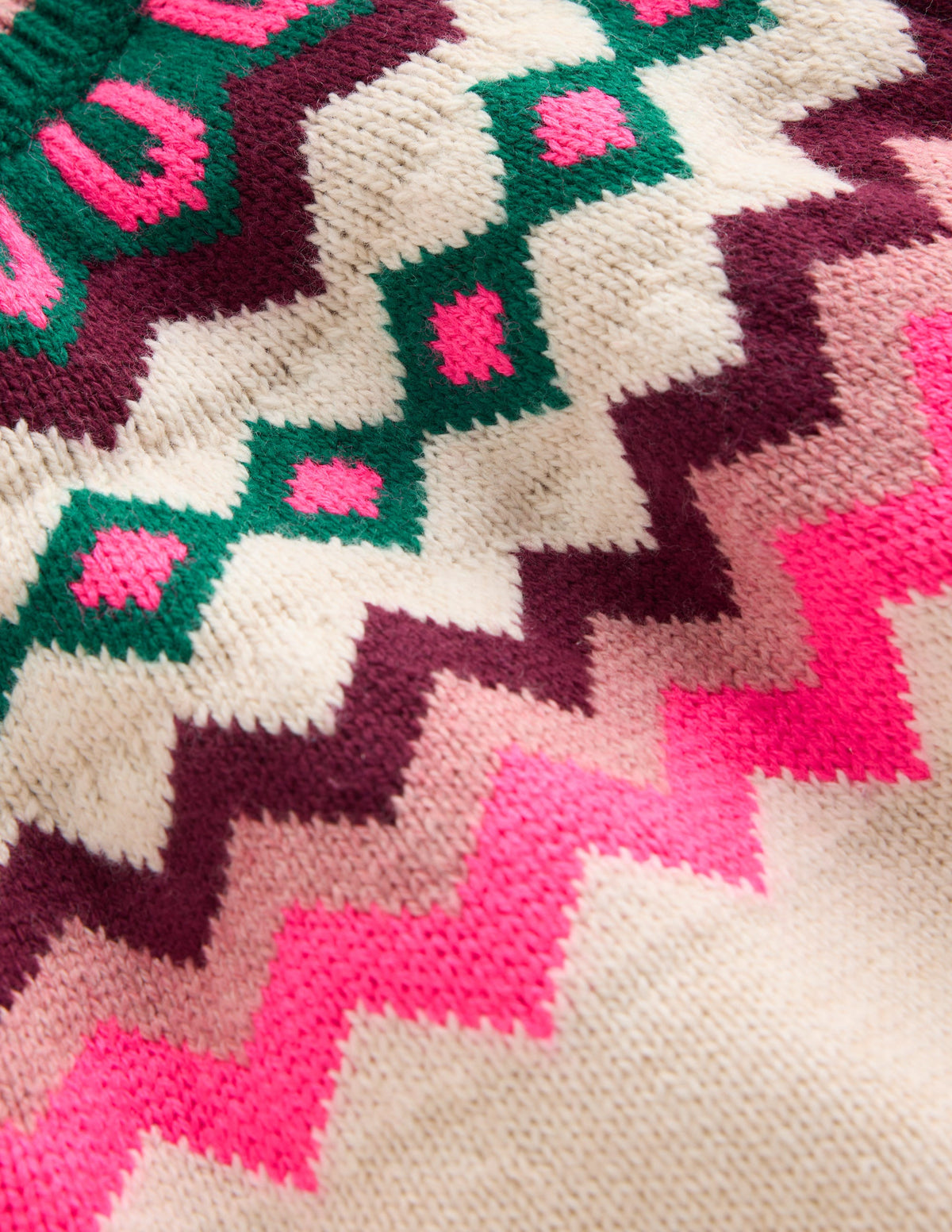 Eleanor Fair-Isle-Pullover-Beige Meliert - Image 4