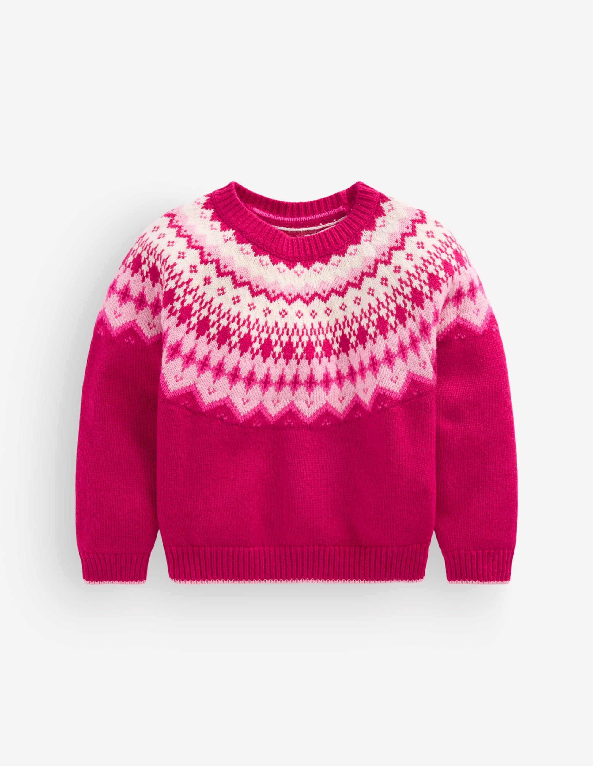 Eleanor Fair-Isle-Pullover-Süßkirsche - Image 2