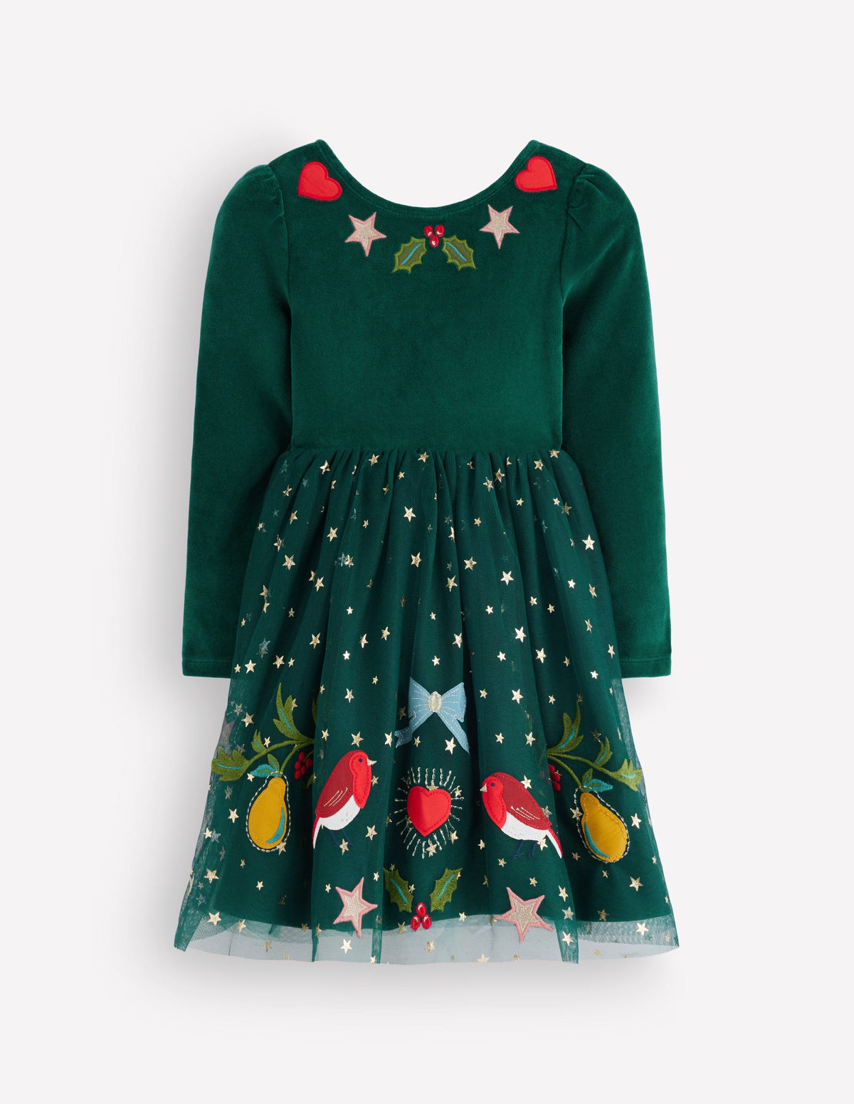 Aurora Tüllkleid mit Applikationen-Grün Festlich Rotkehlchen - Image 1