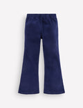 Ausgestellte Cordleggings-Saphirblau