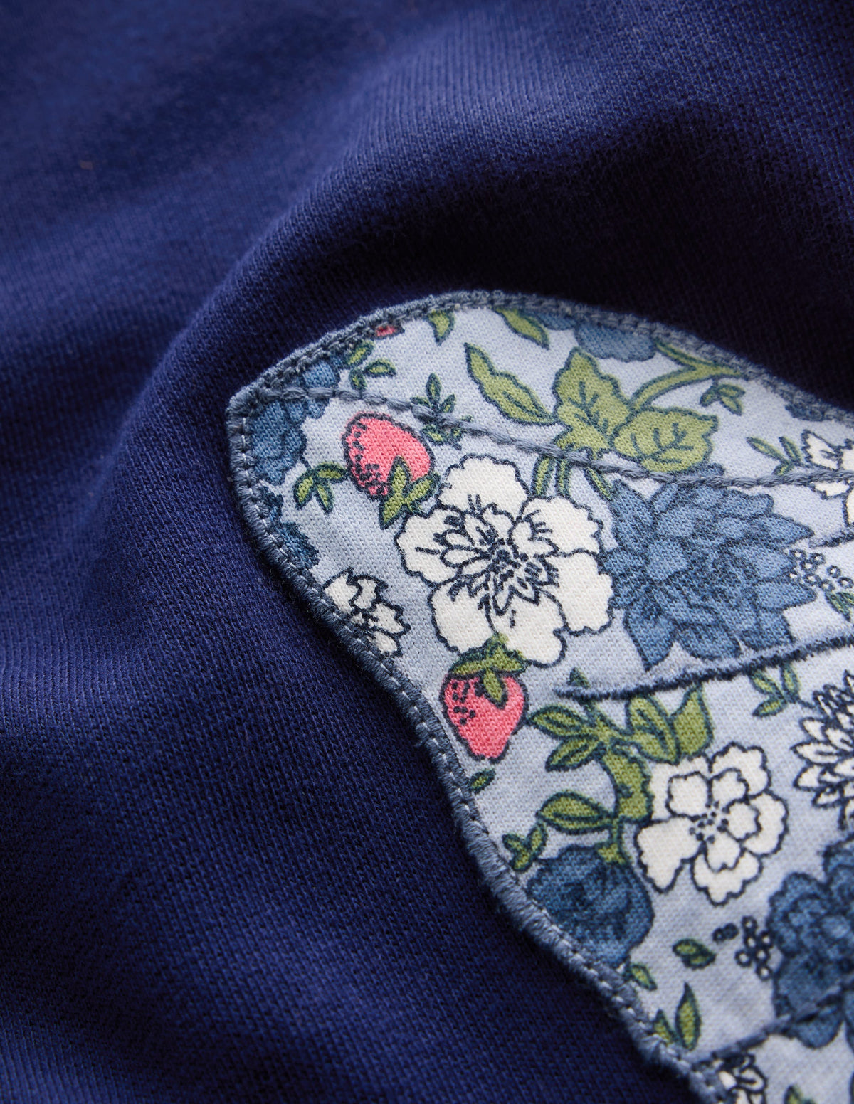 Lustiges Set mit Sweatshirt-Tunika-Marineblau Schleifen-3