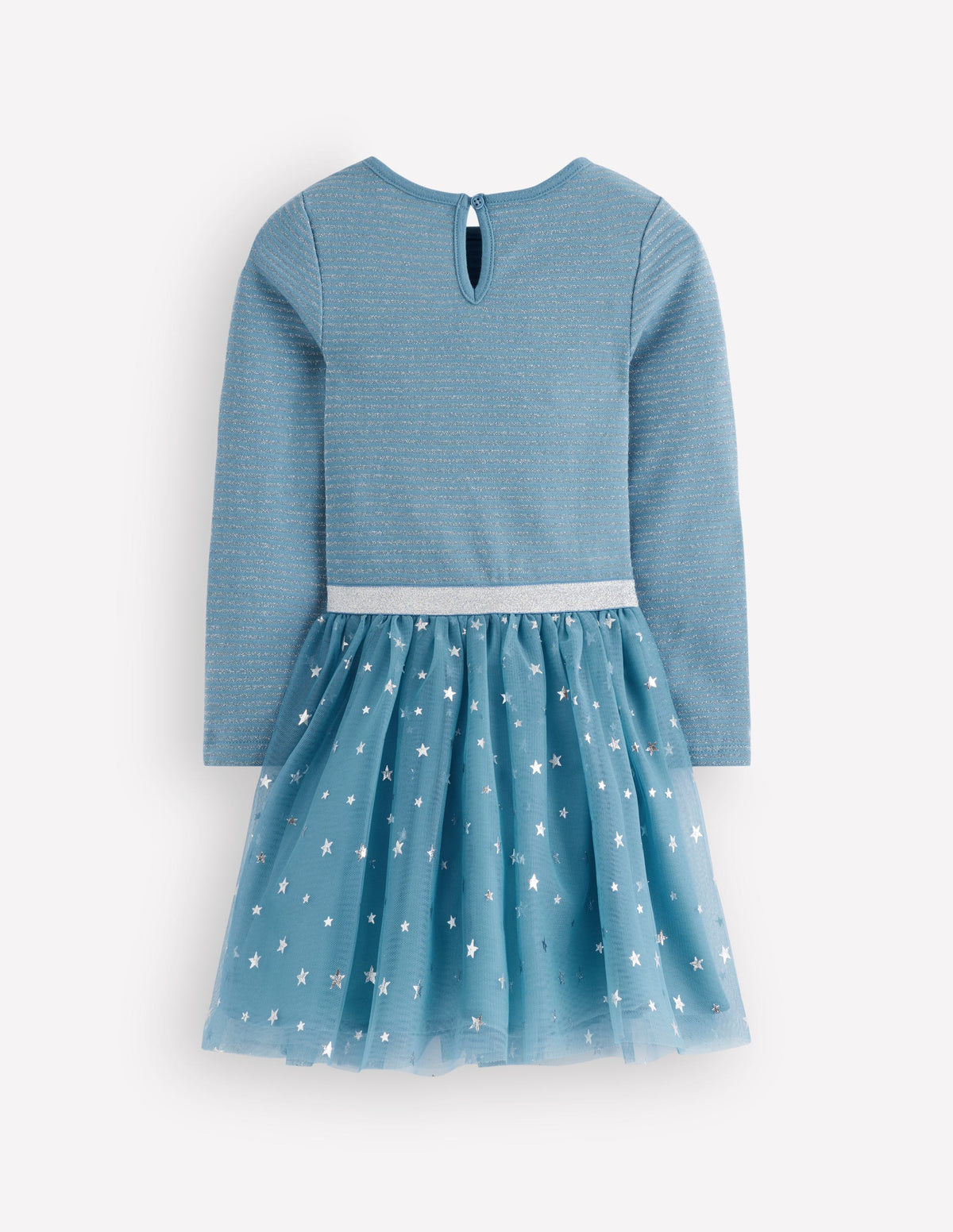 Kleid aus Tüll-Mix zum Herumwirbeln-Elektrisierendes Blau Konfetti - Image 2