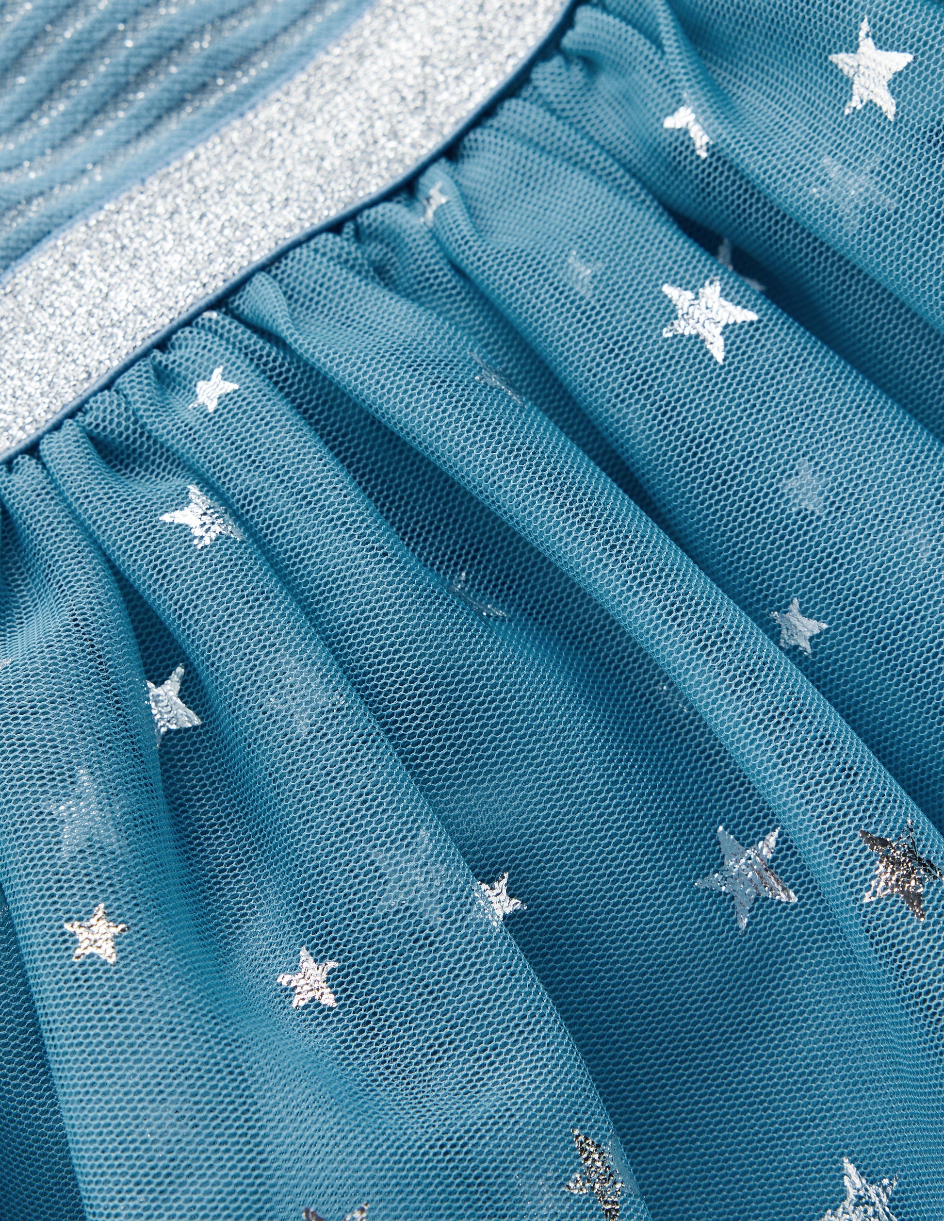 Kleid aus Tüll-Mix zum Herumwirbeln-Elektrisierendes Blau Konfetti-3