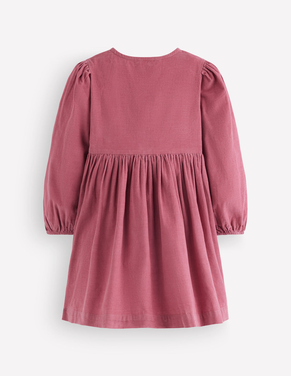 Norah Kleid mit Schleife und Knopfleiste-Rosa Heide - Image 3