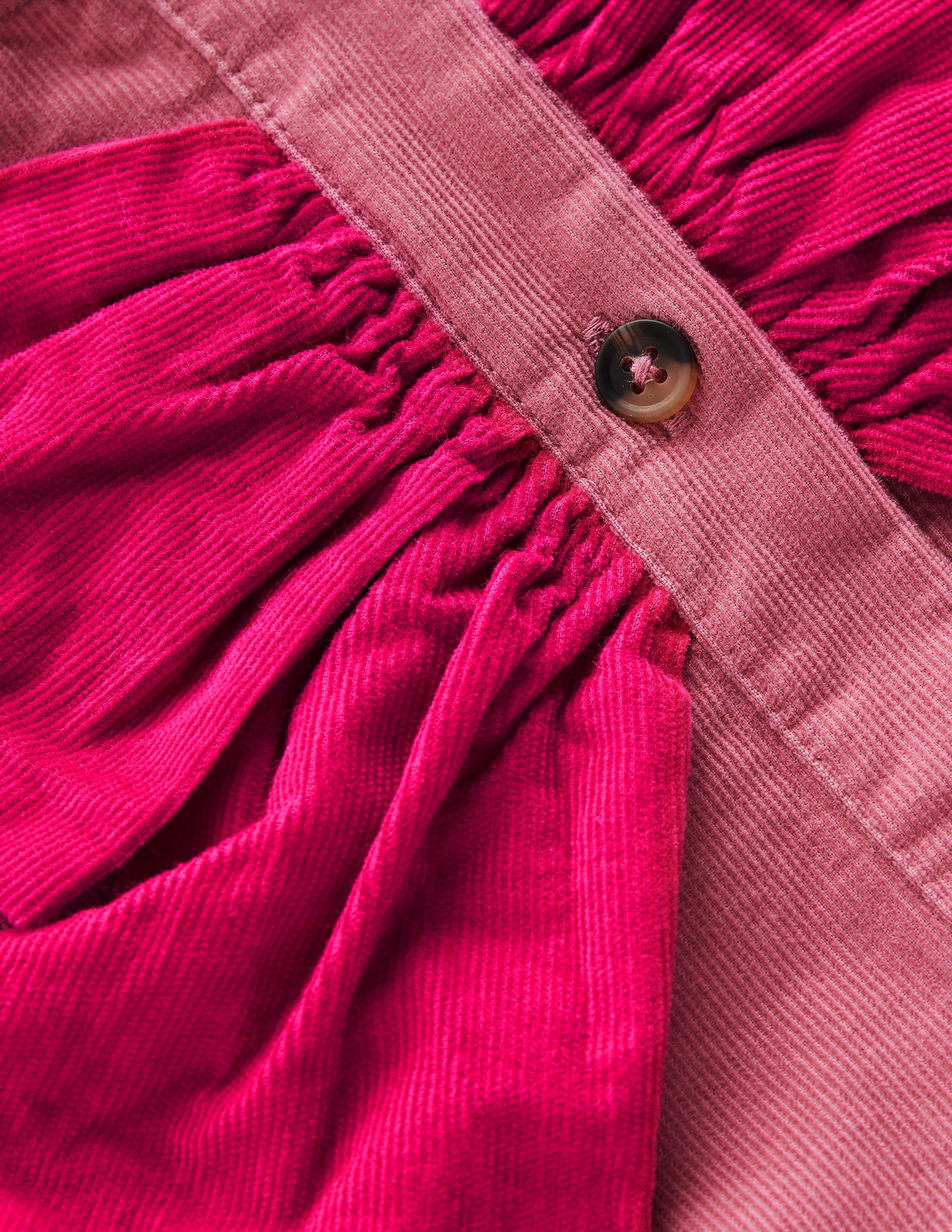 Norah Kleid mit Schleife und Knopfleiste-Rosa Heide-4