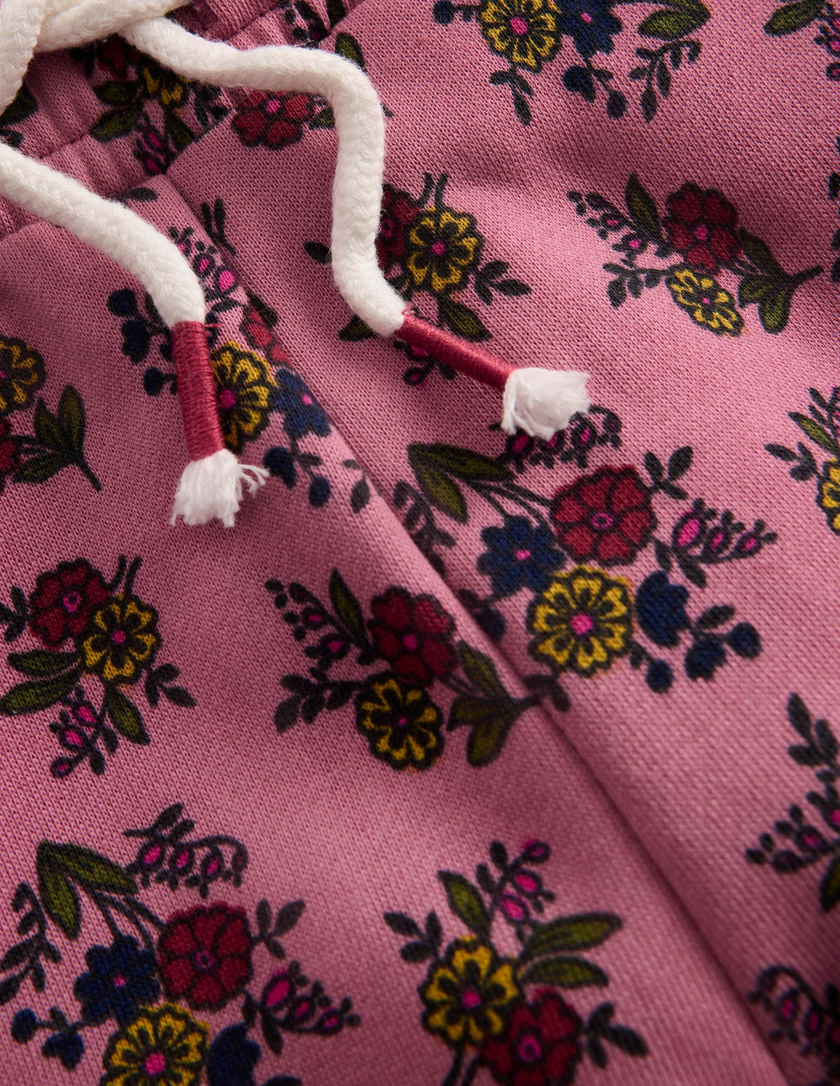 Bas de jogging large imprimé-Motif Sprouting Garden vieux rose - Image 3