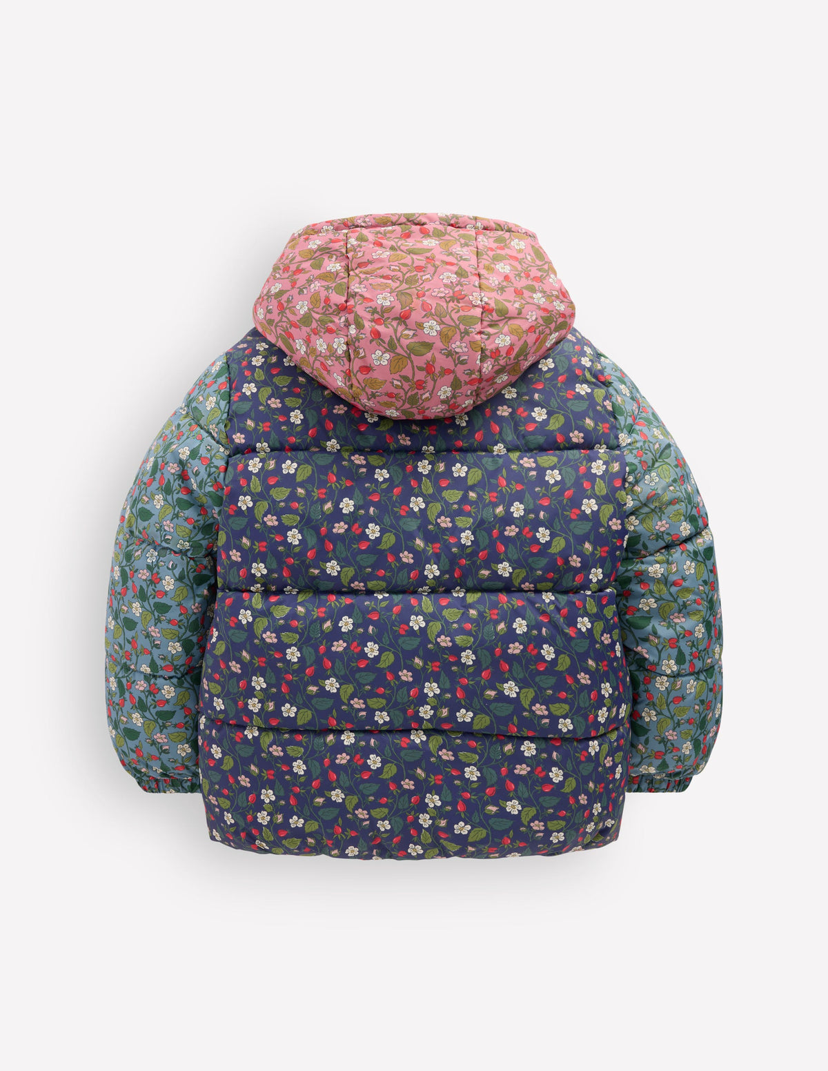 Doudoune fun-Motif floral pêle-mêle-3
