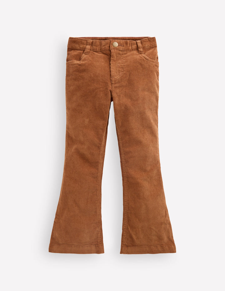 Jeans mit leichtem Schlag-Ingwer Cord