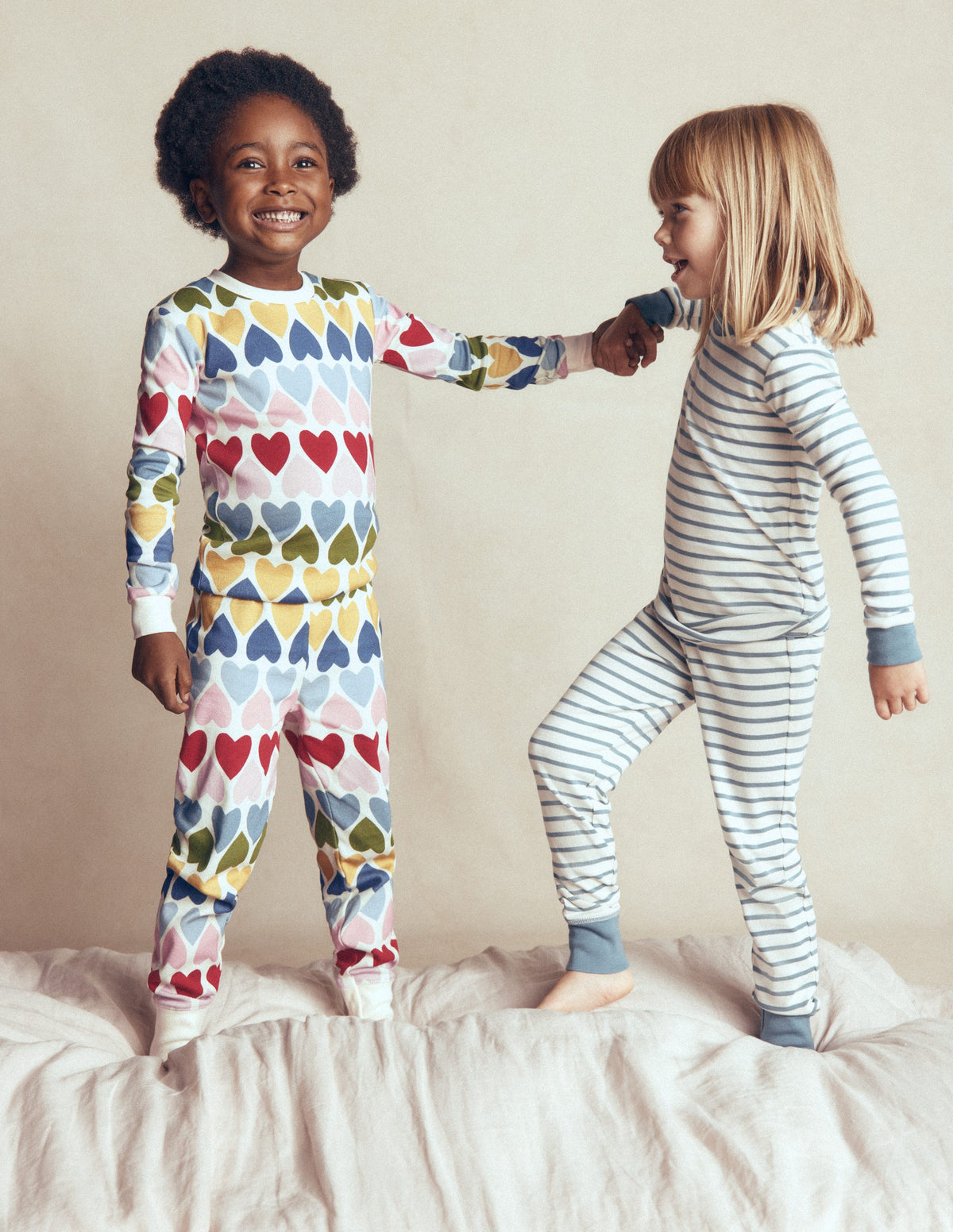 Kuschelige Schlafanzüge im Doppelpack-Bunt & Nautisch Floral - Image 5